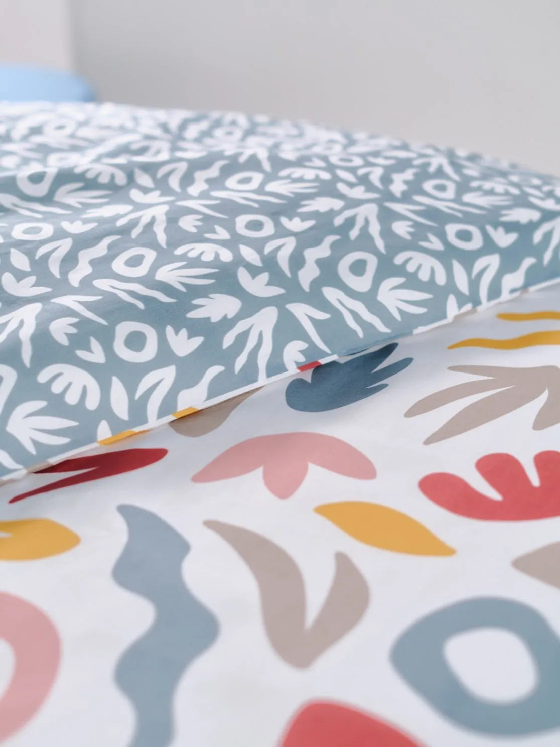 Pure Cotton Fitted Sheet Set - Abstract