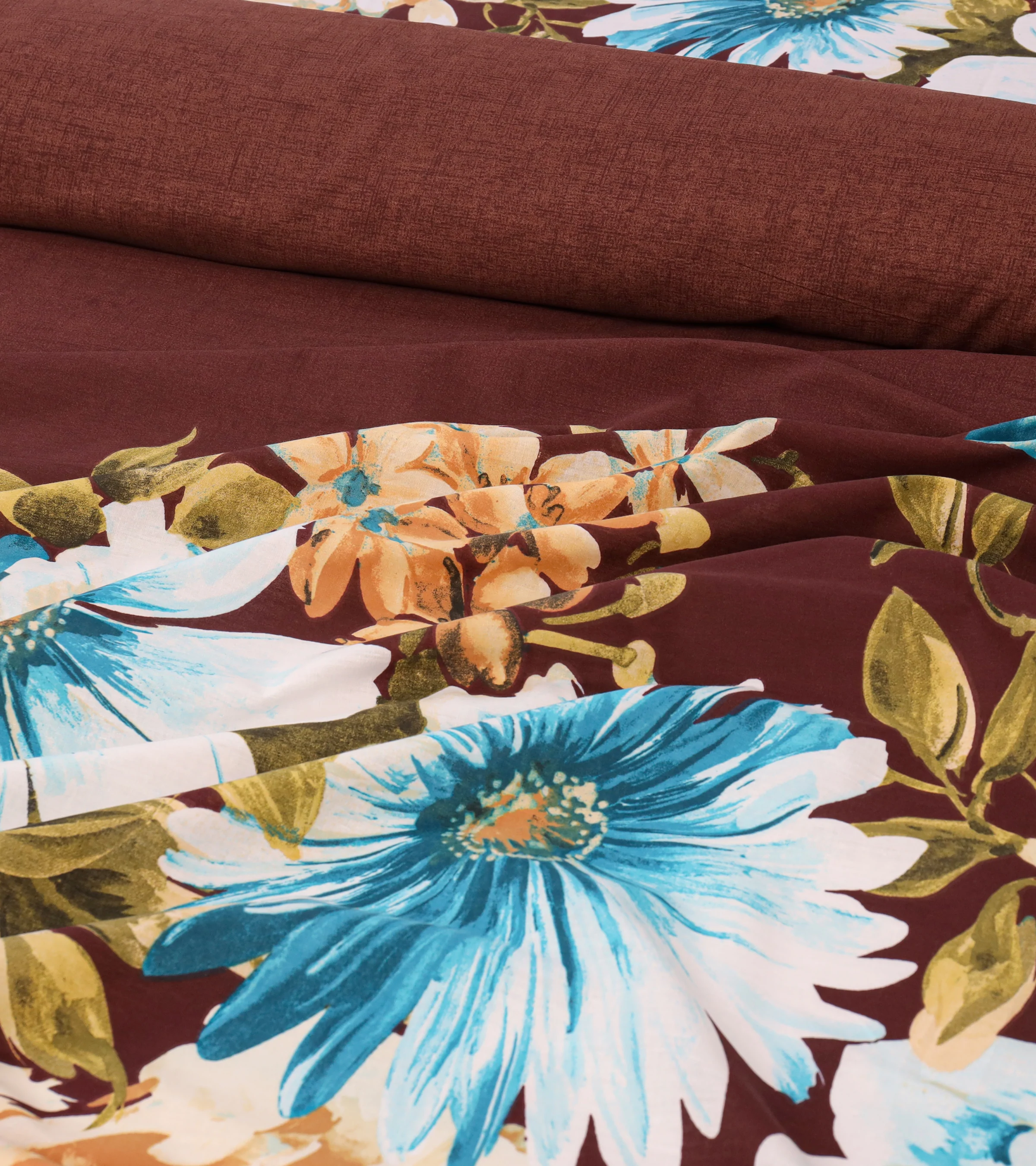 Pure Cotton Bed Sheet Set - Floral Bunch