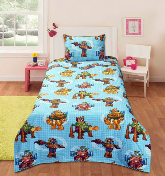 Cartoon Character Bed Sheet - Transformers