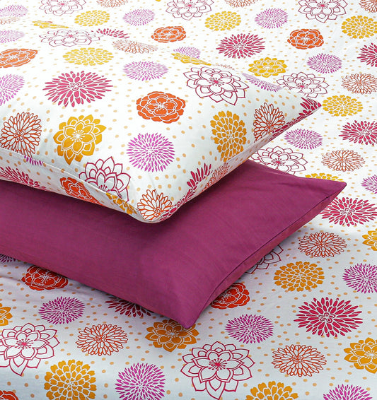 Pure Cotton Bed Sheet Set - Phulkari