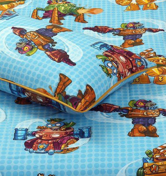 Cartoon Character Bed Sheet - Transformers