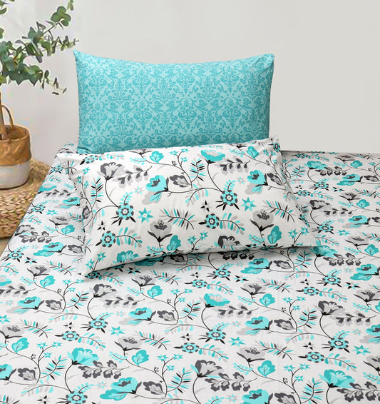 Pure Cotton Bed Sheet Set - Branches