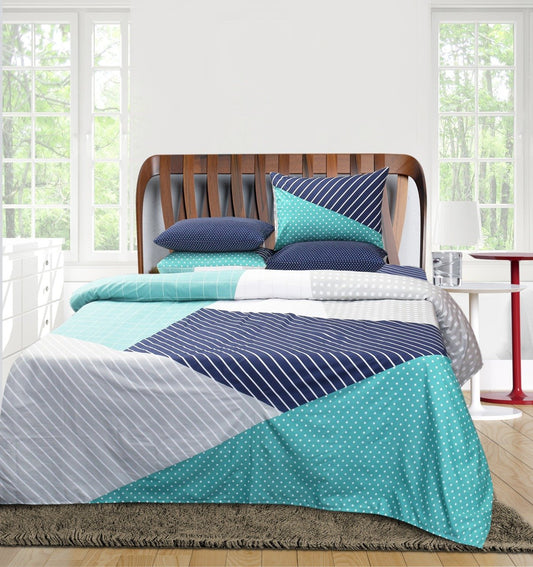 Pure Cotton Bed Sheet Set - Polka