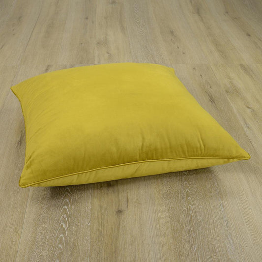 2 PCs Floor Cushion Covers - Safran Yellow