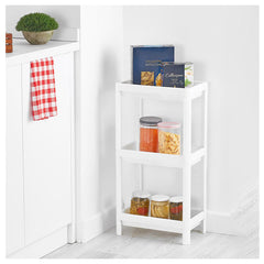 Multipurpose 3 Tier Shelves - White