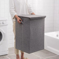 Cotton Jute XXL Foldable Laundry Basket